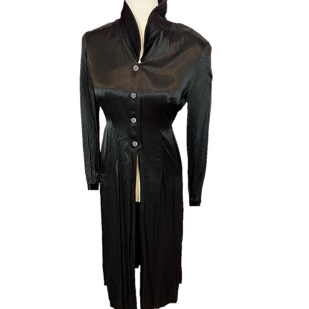 Vintage 80’s Gothcore Steampunk Witchy Overcoat Jacket  Stevie NicksSize 5